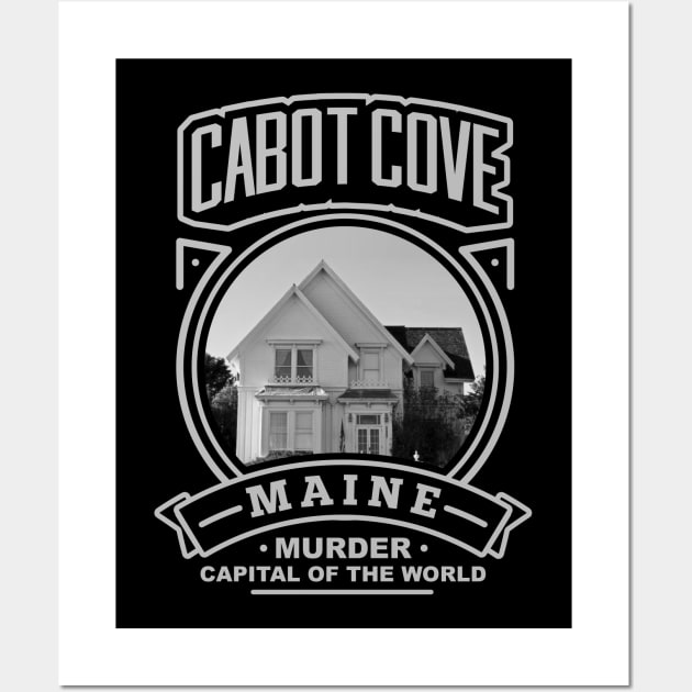 Cabot Cove Murder Capital In The World Wall Art by Cabot Cove